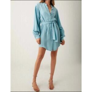 NWT R.G.Kane Leawood Dress Size XS in Mist